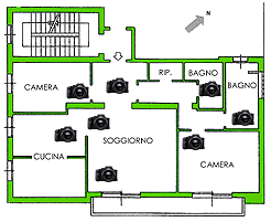 Mappa della casa